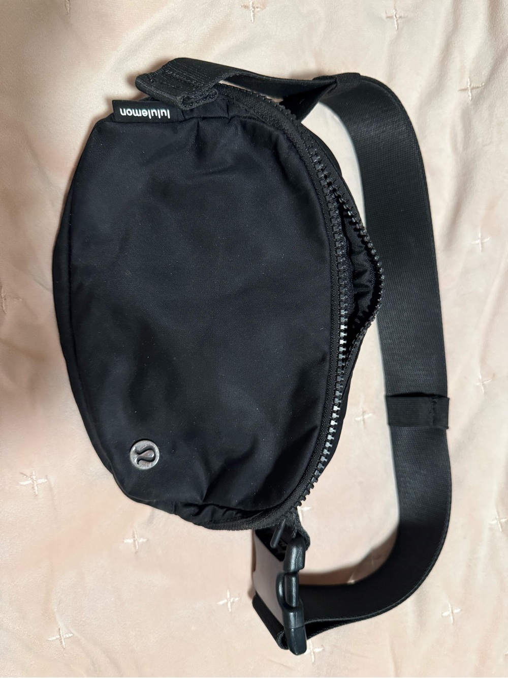 lululemon athletica Black Nylon Waist Pack